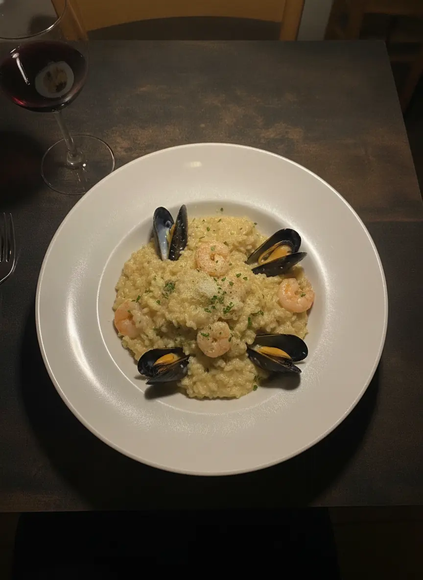 Risotto ai Frutti di Mare mit Meeresfrüchten